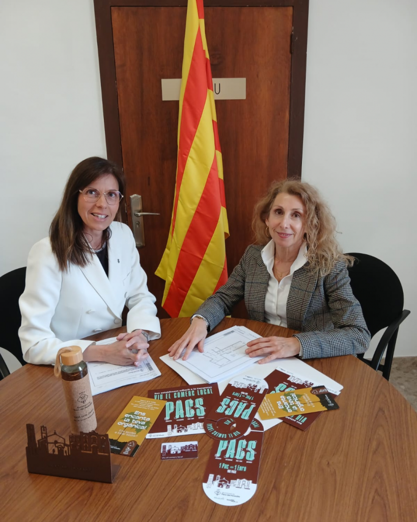 Visita de la Subdirectora de comerç de la Generalitat Anna Franco